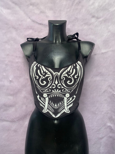 Monga bat corset top